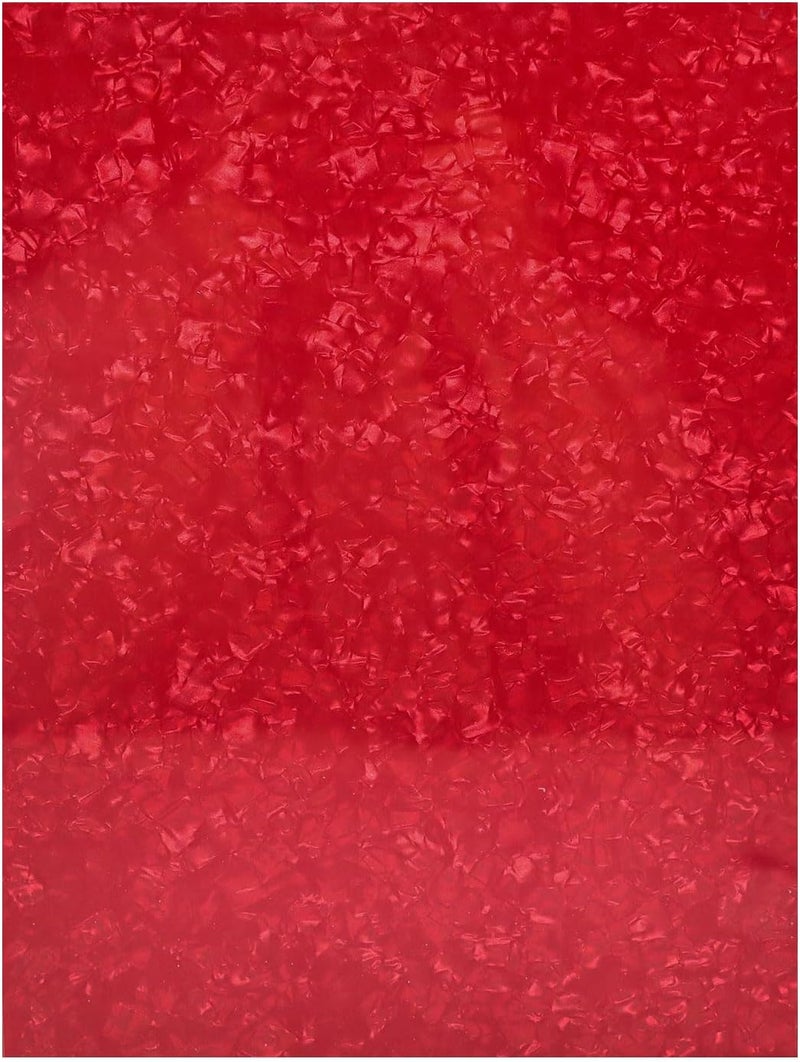 gonymask 3-Ply Guitar Pickguard 24x31DIY Material Blank Pick Guard Scratch Plate Sheet for Strat Tele Electric Guitar Jazz Precision Bass (Red Pearl) - Image 1